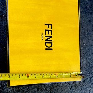 Large fendi shoe box